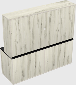 Lateral file cabinet credenza