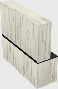 Lateral file cabinet credenza