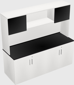 Storage cabinet credenza