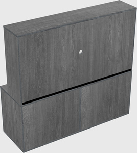 Lateral file cabinet credenza