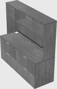 Lateral file cabinet credenza