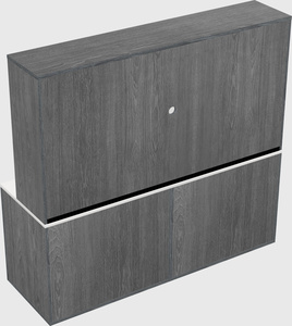 Lateral file cabinet credenza