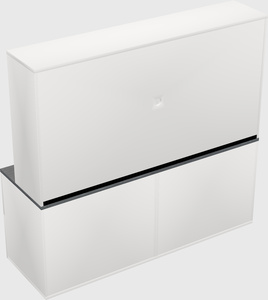Lateral file cabinet credenza
