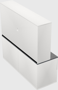 Lateral file cabinet credenza
