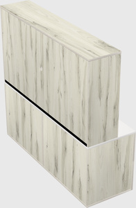 Lateral file cabinet credenza
