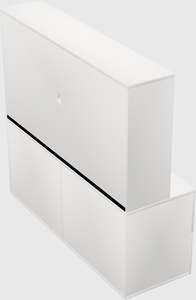 Lateral file cabinet credenza