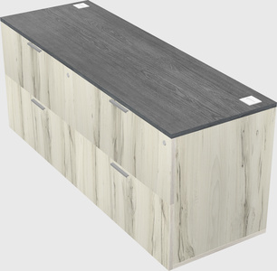 Lateral file cabinet credenza