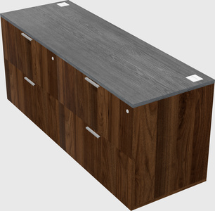 Lateral file cabinet credenza