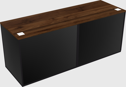 Lateral storage combo credenza