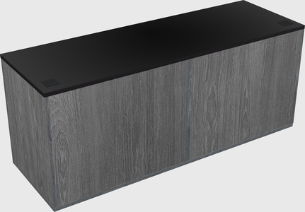 Lateral storage combo credenza