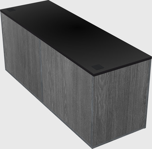 Lateral storage combo credenza
