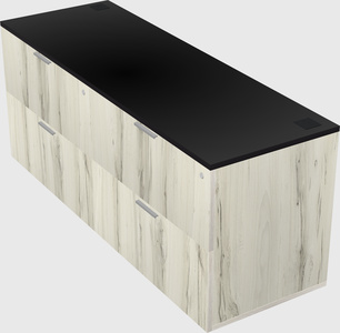 Lateral file cabinet credenza