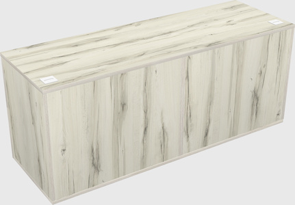 Lateral storage combo credenza