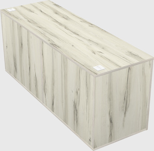 Lateral storage combo credenza