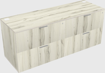 Lateral file cabinet credenza