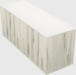 Lateral file cabinet credenza