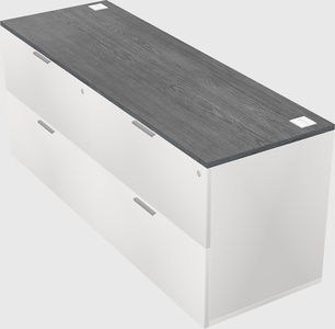 Lateral file cabinet credenza