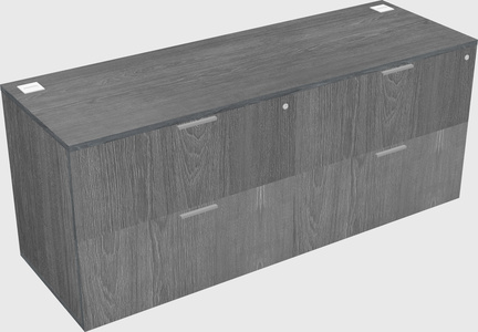 Lateral file cabinet credenza