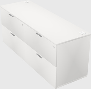 Lateral file cabinet credenza