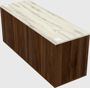 Lateral file cabinet credenza