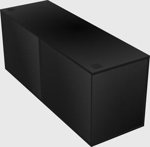 Lateral file cabinet credenza