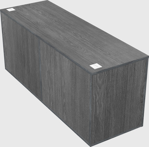 Lateral storage combo credenza
