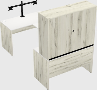 U-shaped desk