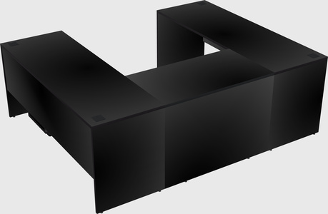 U-shaped desk