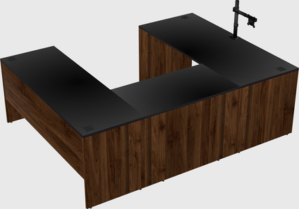 U-shaped desk