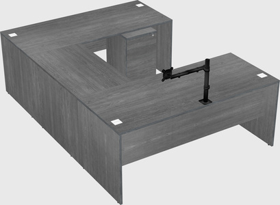 U-shaped desk