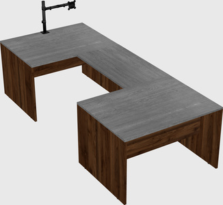 U-shaped desk