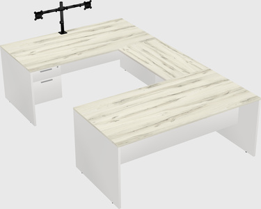 U-shaped desk