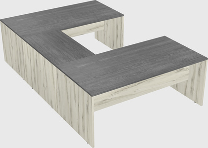 U-shaped desk