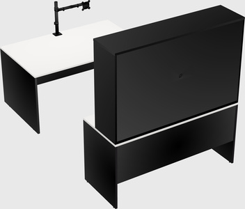 U-shaped desk