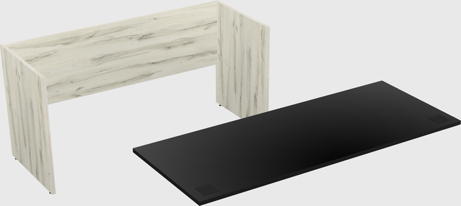 Credenza desk