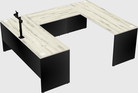 U-shaped desk