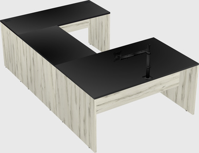 U-shaped desk