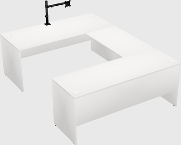 U-shaped desk