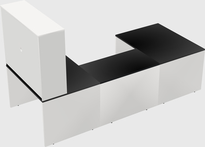 U-shaped desk