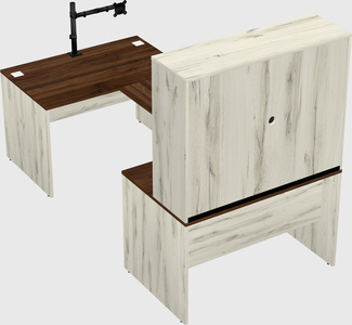 U-shaped desk