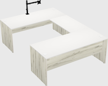 U-shaped desk