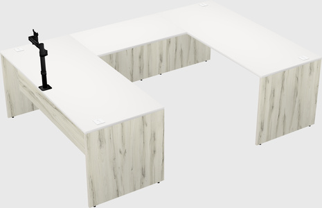 U-shaped desk