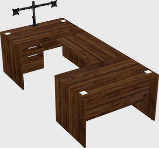 U-shaped desk