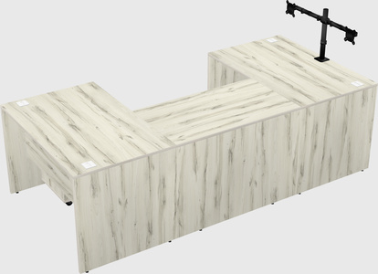 U-shaped desk