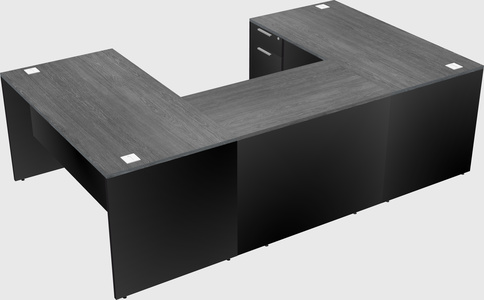 U-shaped desk