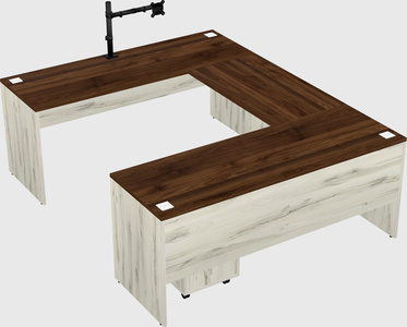 U-shaped desk
