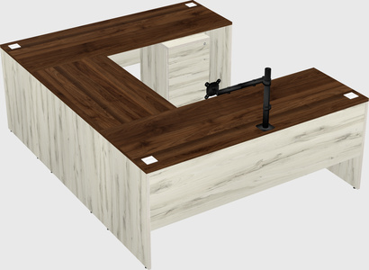 U-shaped desk