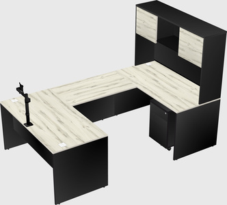 U-shaped desk