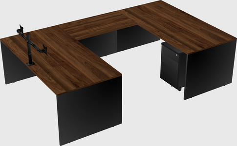 U-shaped desk