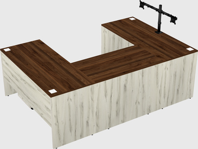 U-shaped desk